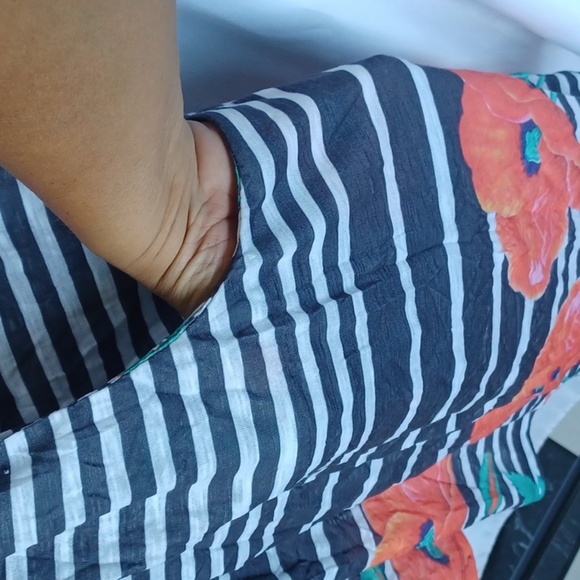 Tango Mango Sleeveless Floral striped Dress - Picture 4 of 7